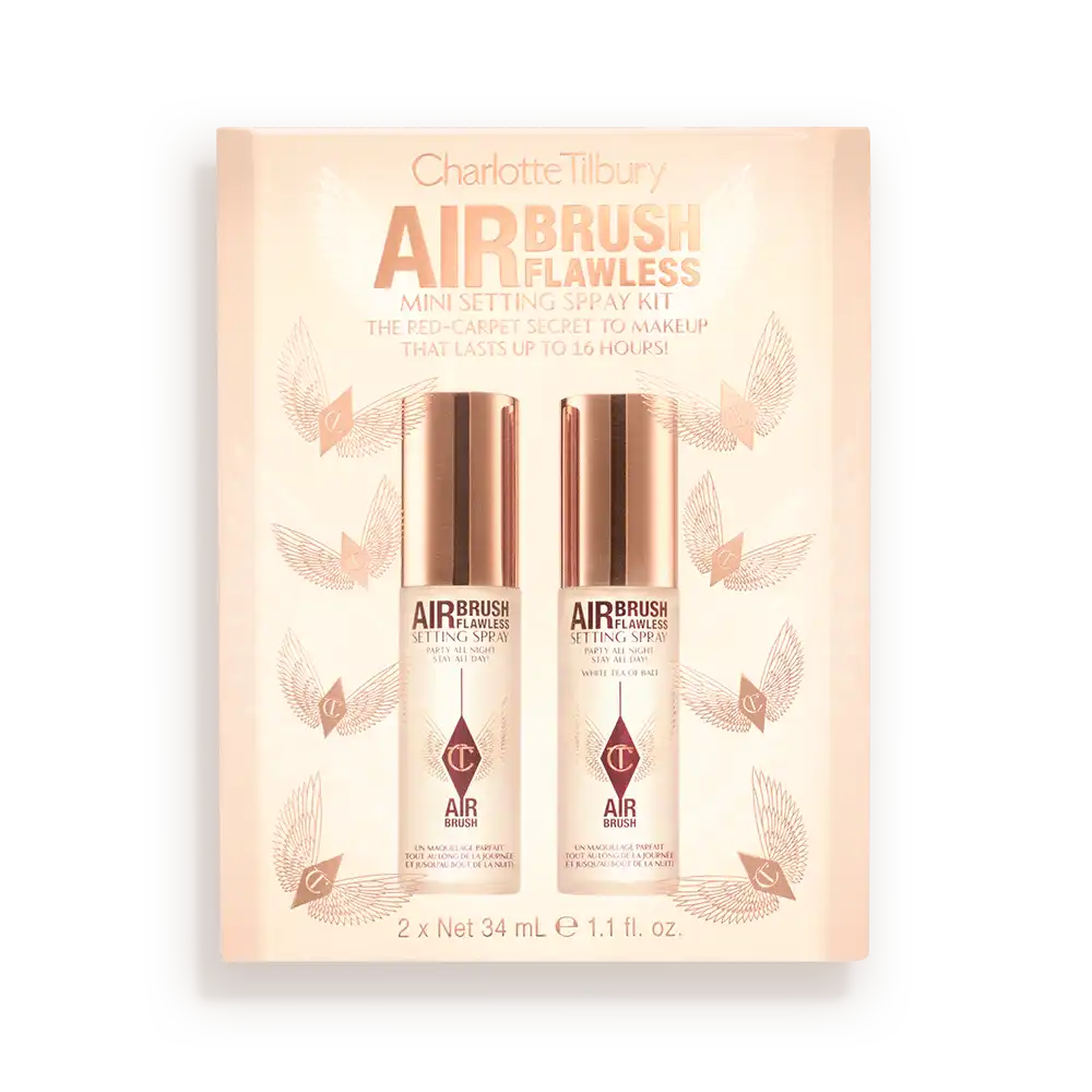 AIRBRUSH FLAWLESS MINI SETTING SPRAY KIT TRAVEL SIZE FACE KIT