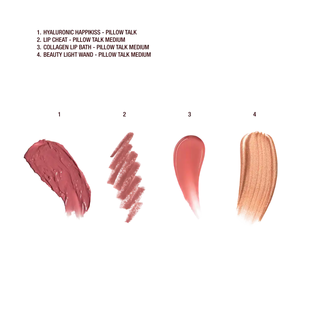 PILLOW TALK ICONIC LIP AND CHEEK KIT PILLOW TALK MEDIUM