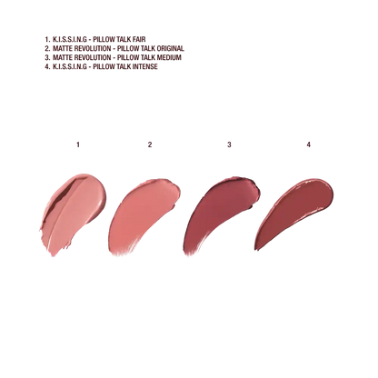 PILLOW TALK LIP KIT & MAKEUP BAG ICONIC MAKEUP KIT