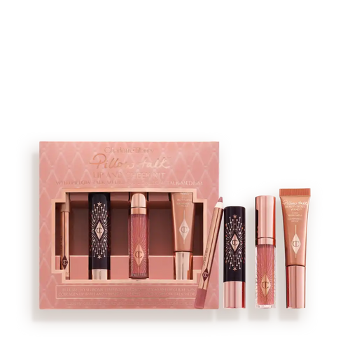 PILLOW TALK ICONIC LIP AND CHEEK KIT PILLOW TALK MEDIUM