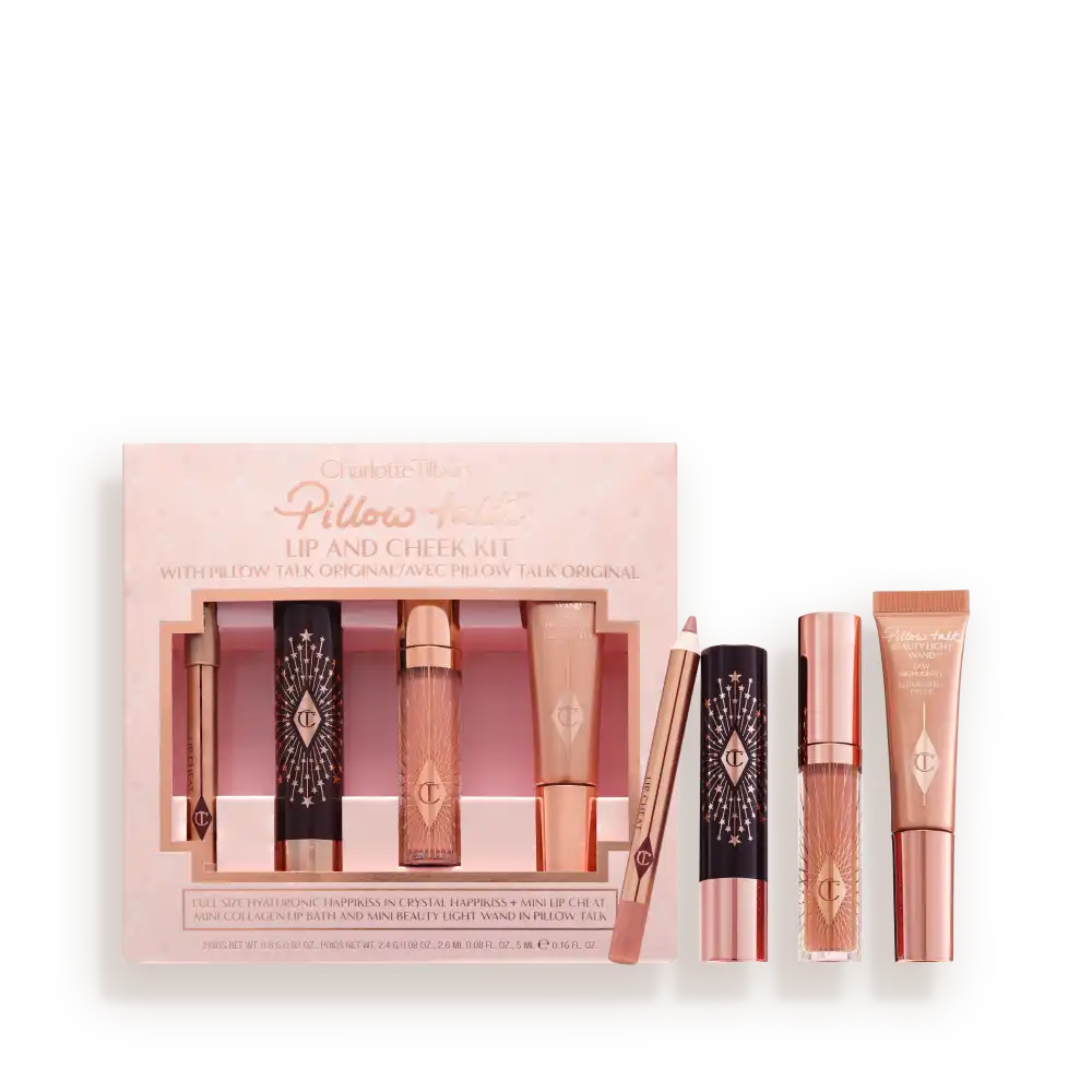 PILLOW TALK ICONIC LIP AND CHEEK KIT PILLOW TALK MEDIUM
